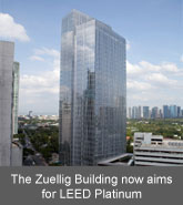 The Zuellig Building now aims for LEED Platinum certification.